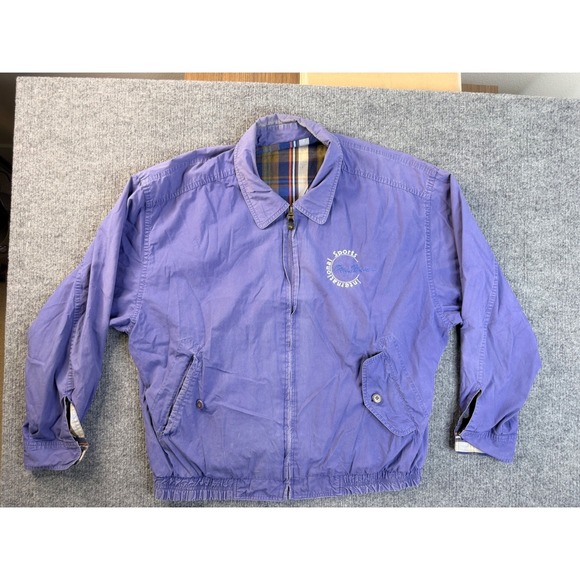 Nico-Boco Other - Vintage Nico-Boco Purple Bomber Jacket Mens 105 L Flannel Lined Y2K Streetwear